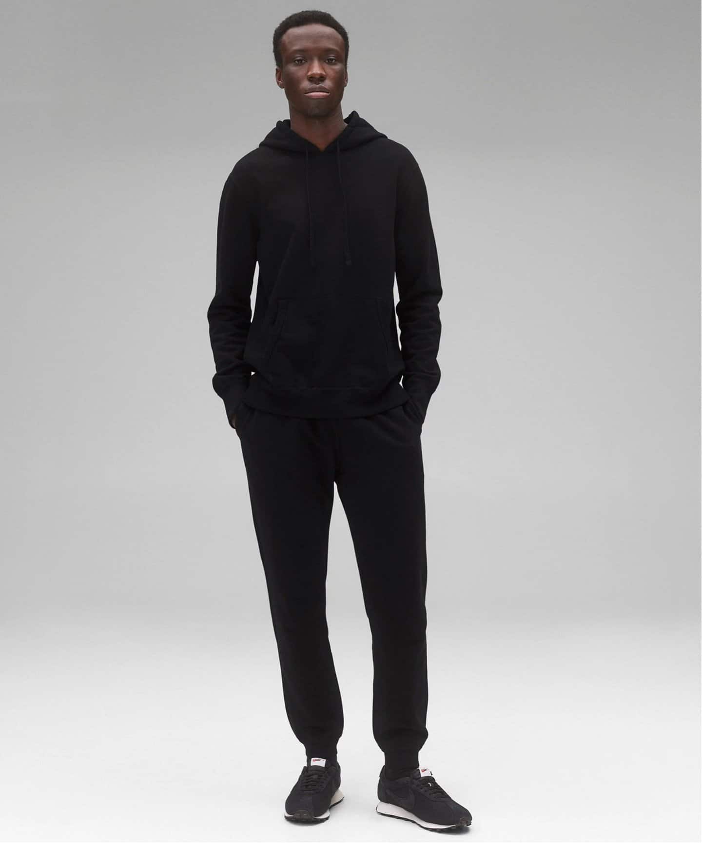 KYOTO BLACK MIDWEIGHT TERRY SLIM SWEATPANT（スウェットパンツ