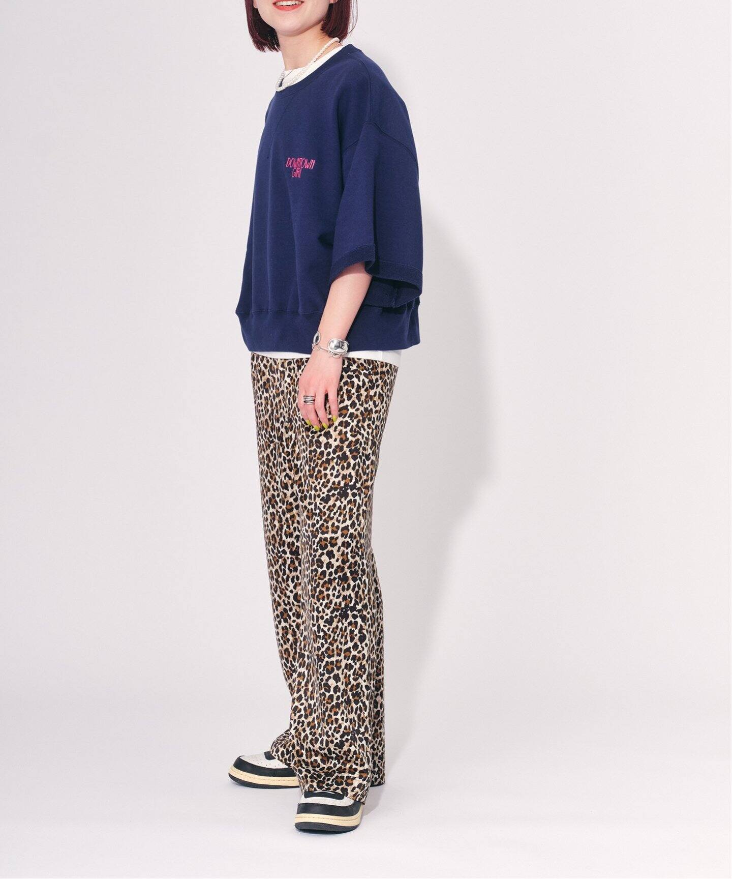 新品】JUNK STORE ☆ ヒョウ柄 シャツ ☆ 110 のみ（JUNK STORE 