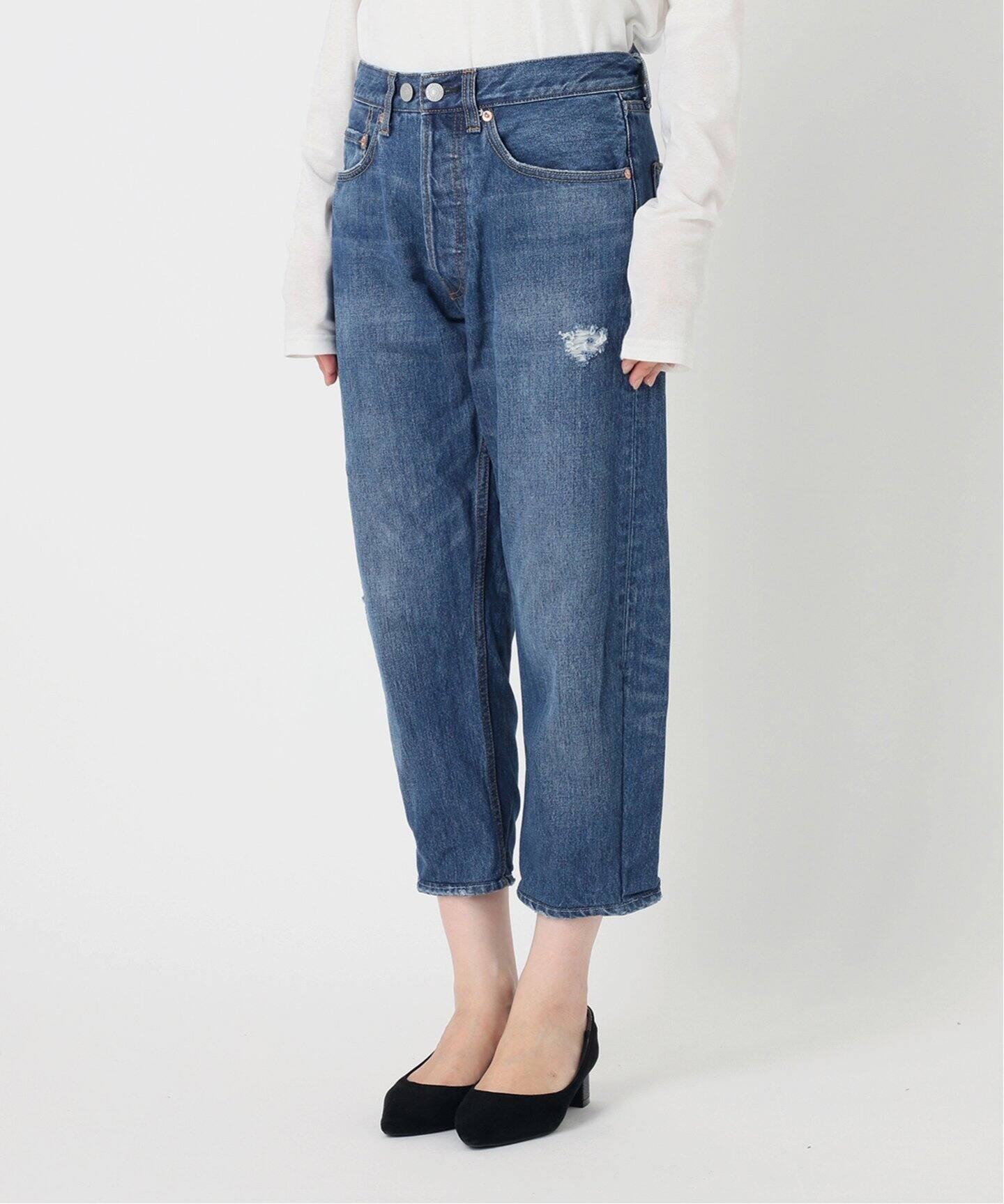 bonumリメイクテパードデニムパンツ美品 日本製