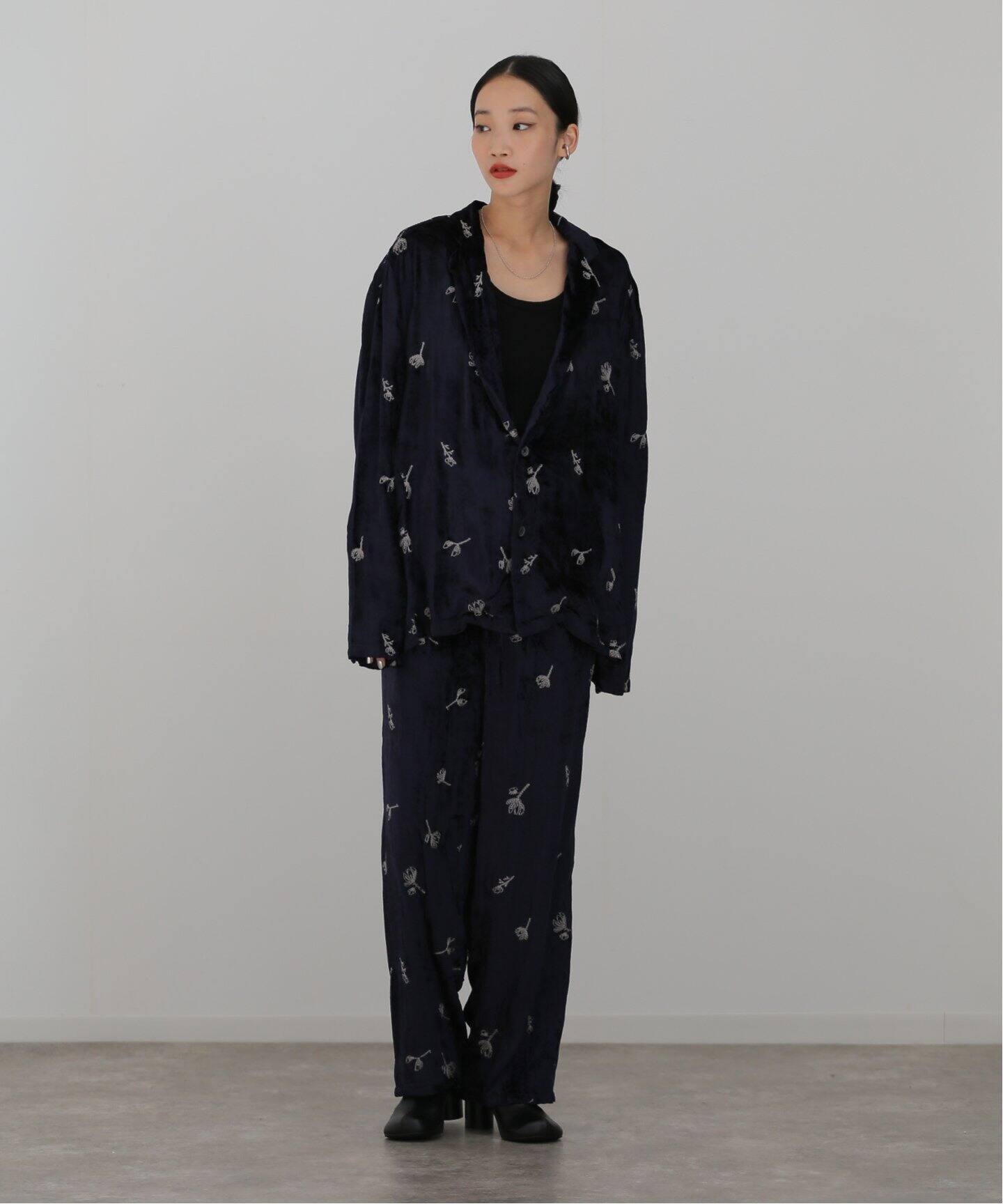 TODAYFUL Embroidery Velour Pants（スラックス）｜BOICE FROM 