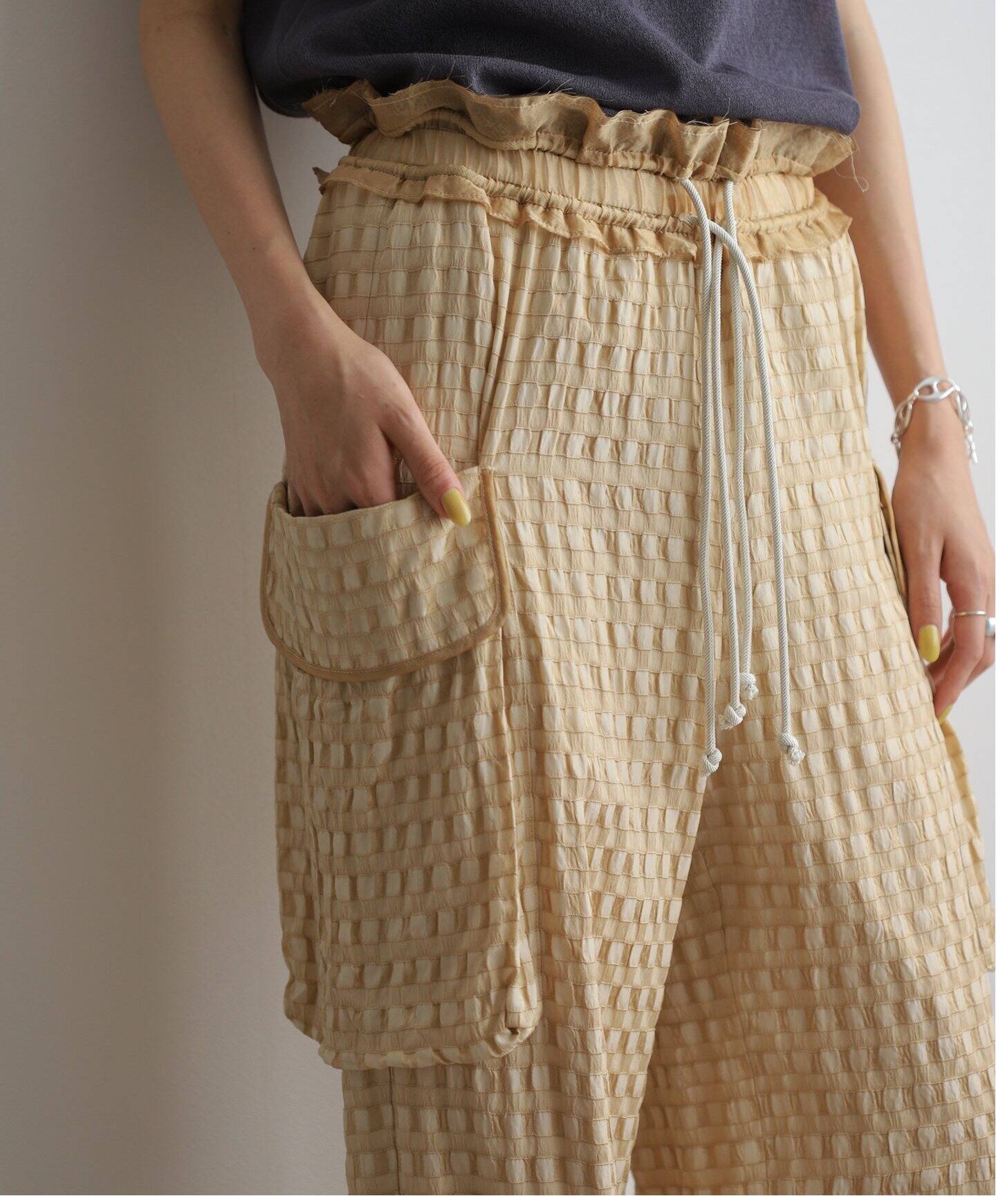 TODAYFUL Waistgather Jacquard Pants 12410714（スラックス）｜BOICE 