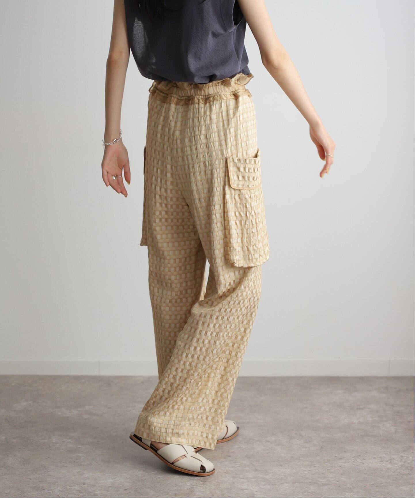 TODAYFUL Waistgather Jacquard Pants 12410714（スラックス）｜BOICE  