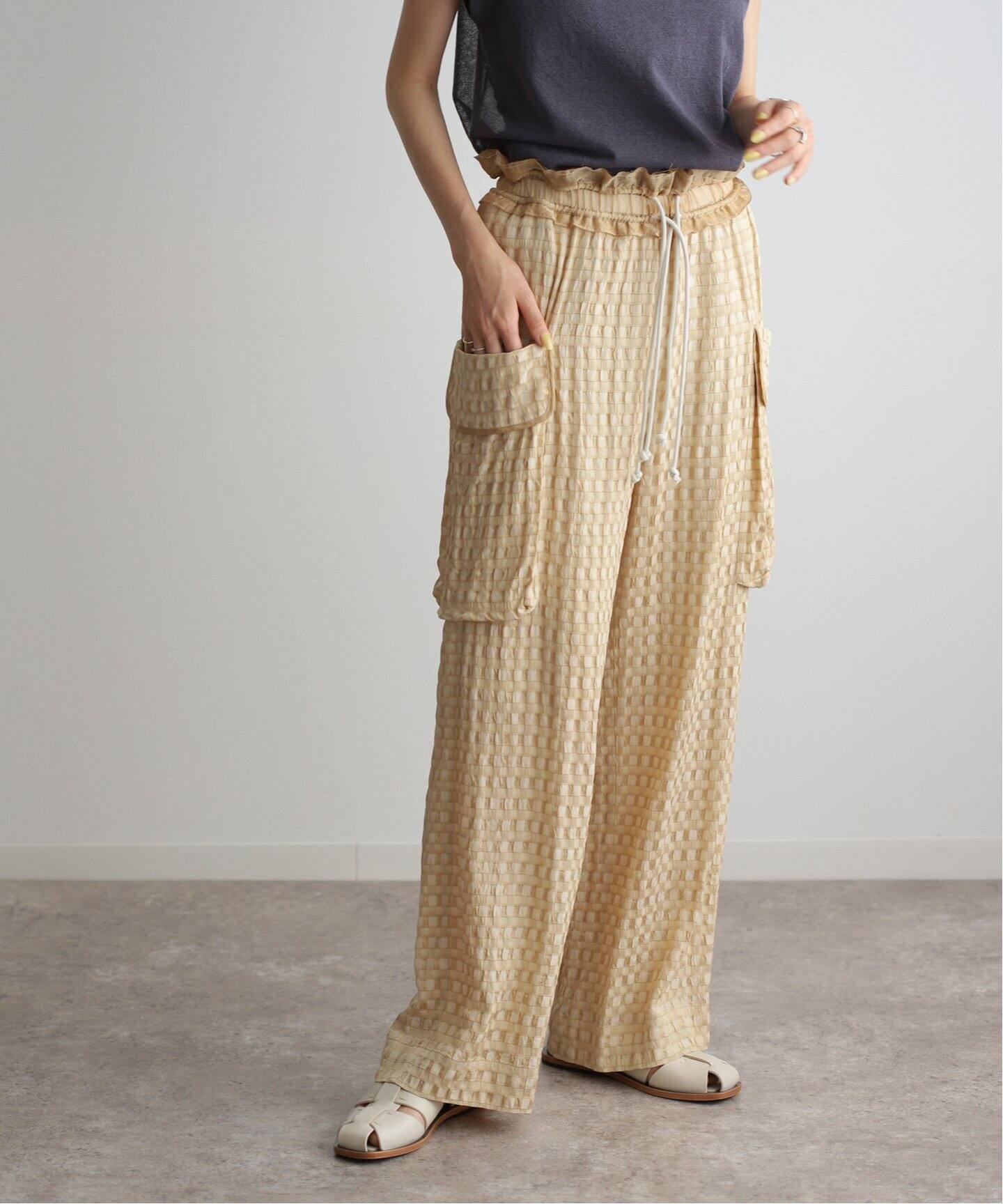 TODAYFUL Waistgather Jacquard Pants 12410714（スラックス）｜BOICE 