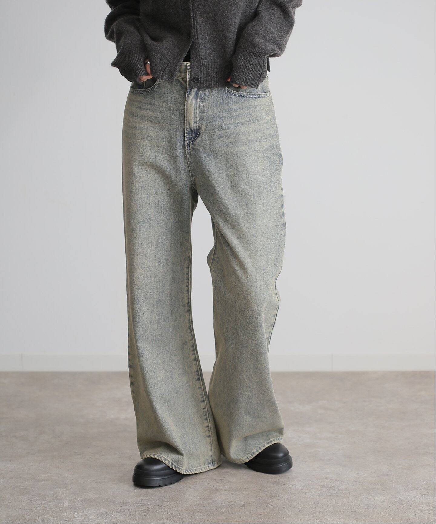 KNUTHMARF side line studs denim KM24SUG03（デニムパンツ・ジーンズ 
