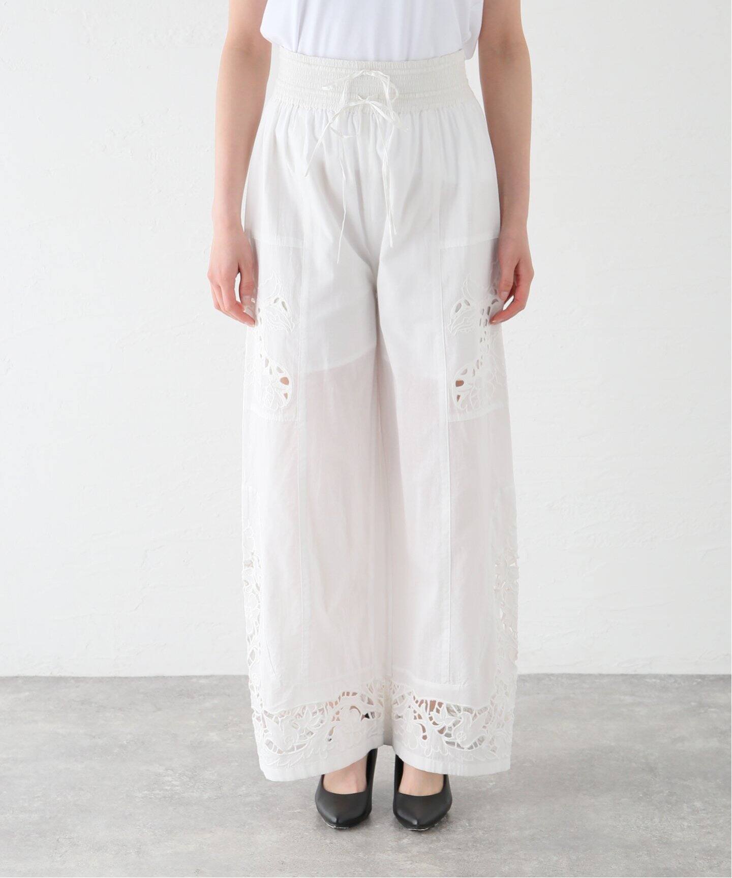 anuke Cutwork Lace Pants 62410703（その他パンツ）｜BOICE FROM  