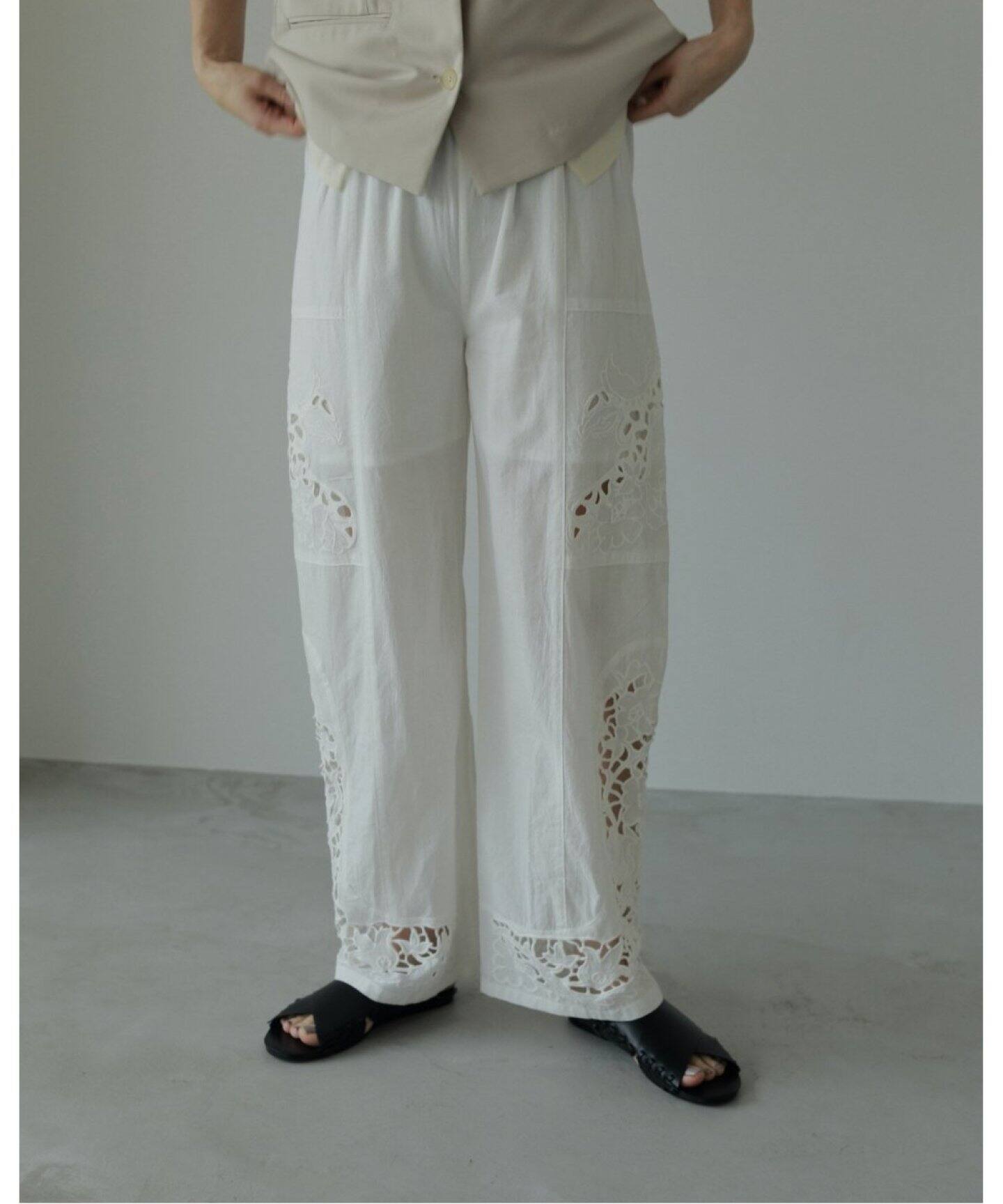 anuke Cutwork Lace Pants 62410703（その他パンツ）｜BOICE FROM 