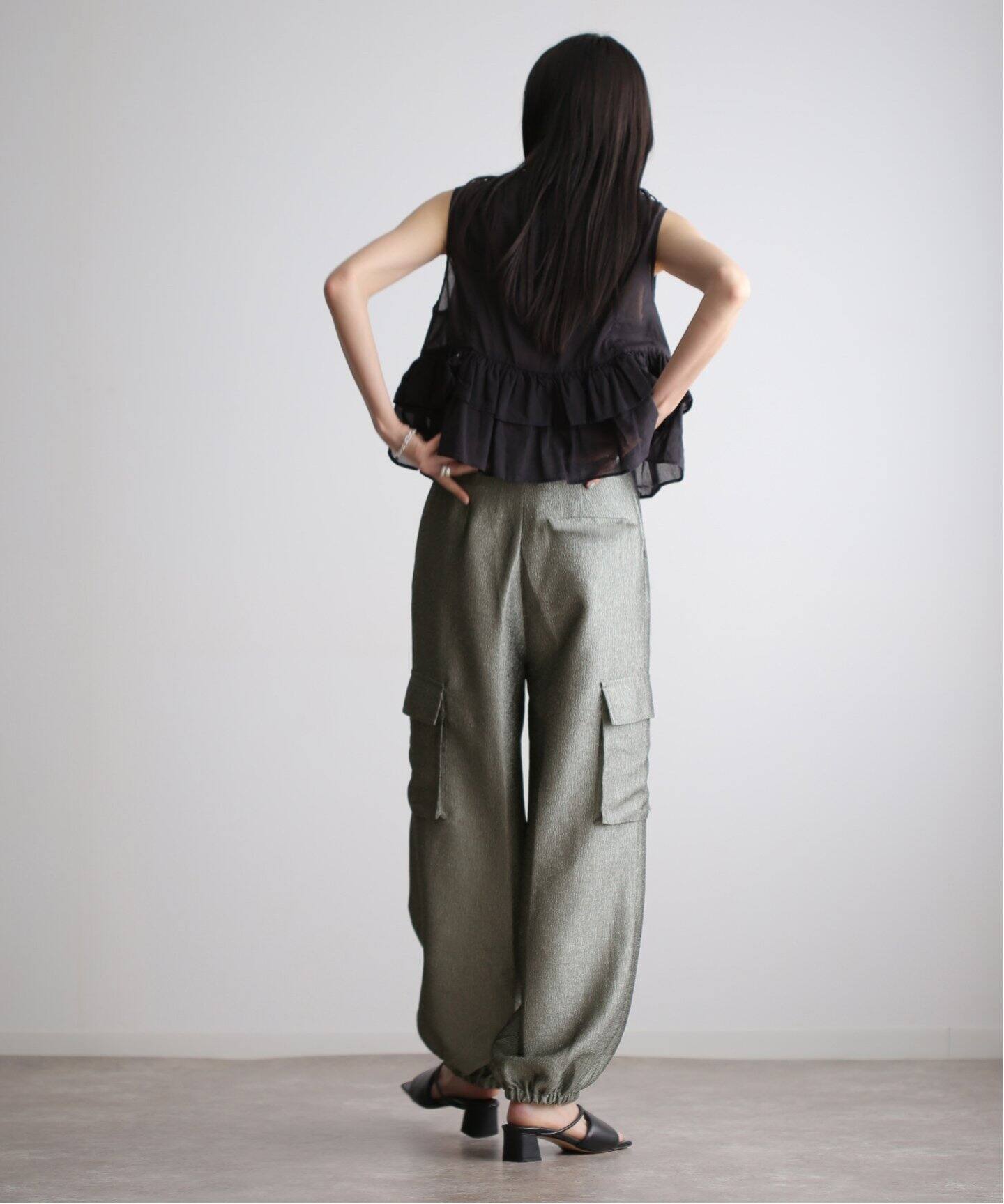 anuke Glitter Cargo Pants 62410709（カーゴパンツ）｜BOICE FROM  