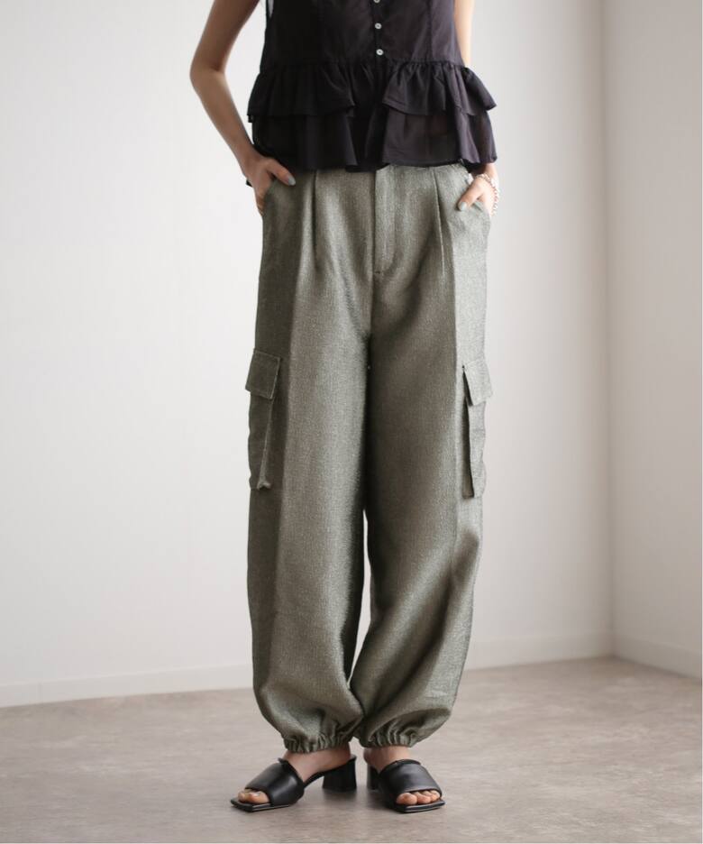 anuke Glitter Cargo Pants 62410709（カーゴパンツ）｜BOICE FROM BAYCREW'S（ボイスフロム
