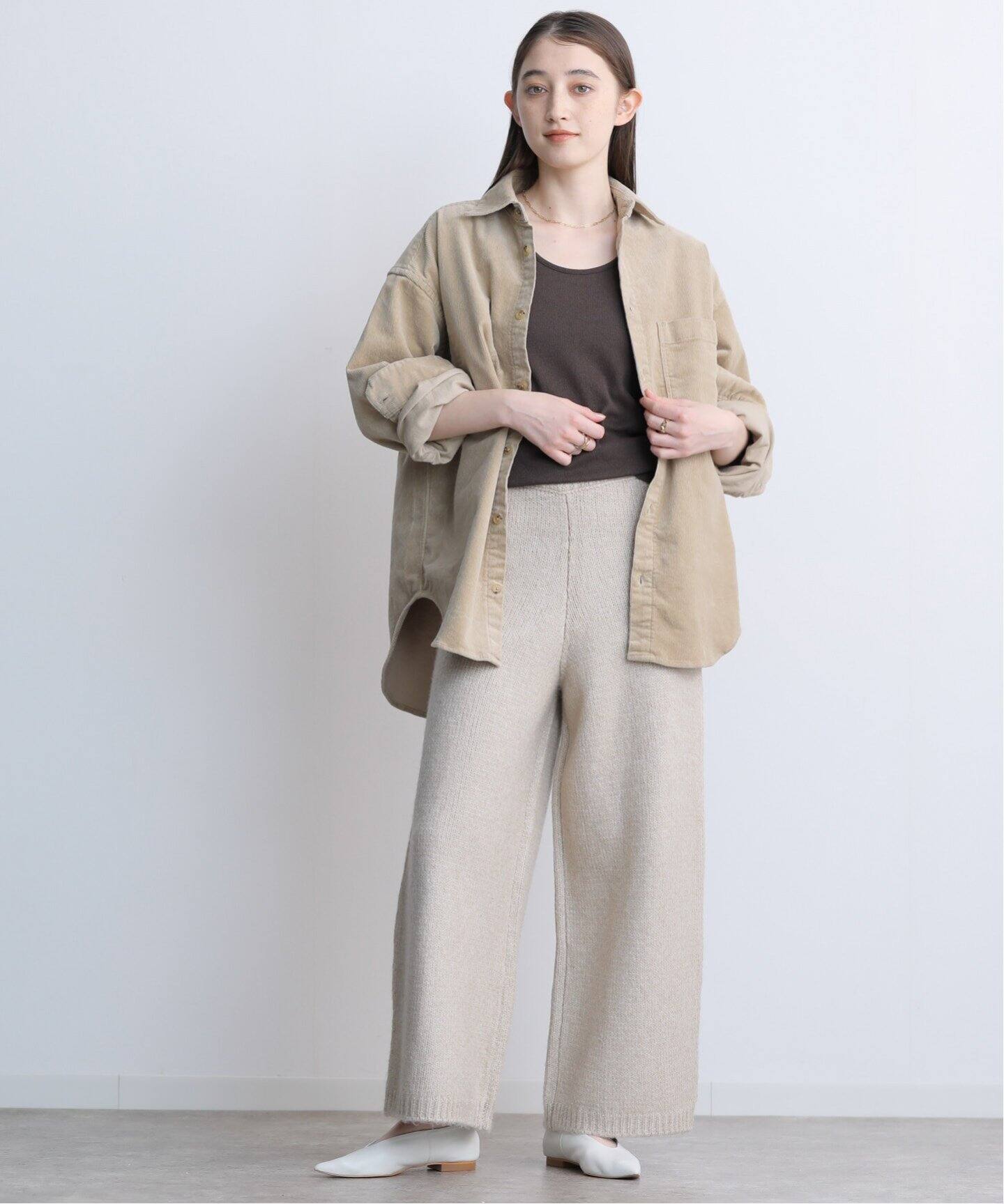 ETRE TOKYO コクーンシルエットニットパンツ 1224620025（ジャージ 