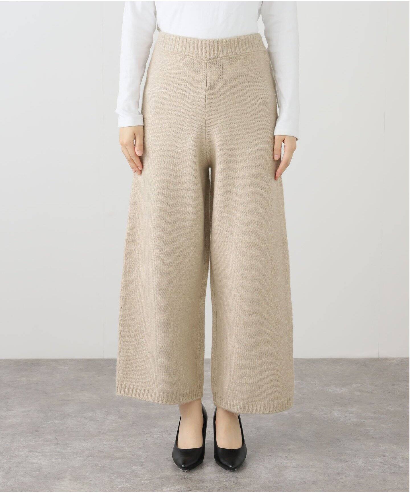 ETRE TOKYO コクーンシルエットニットパンツ 1224620025（ジャージ 