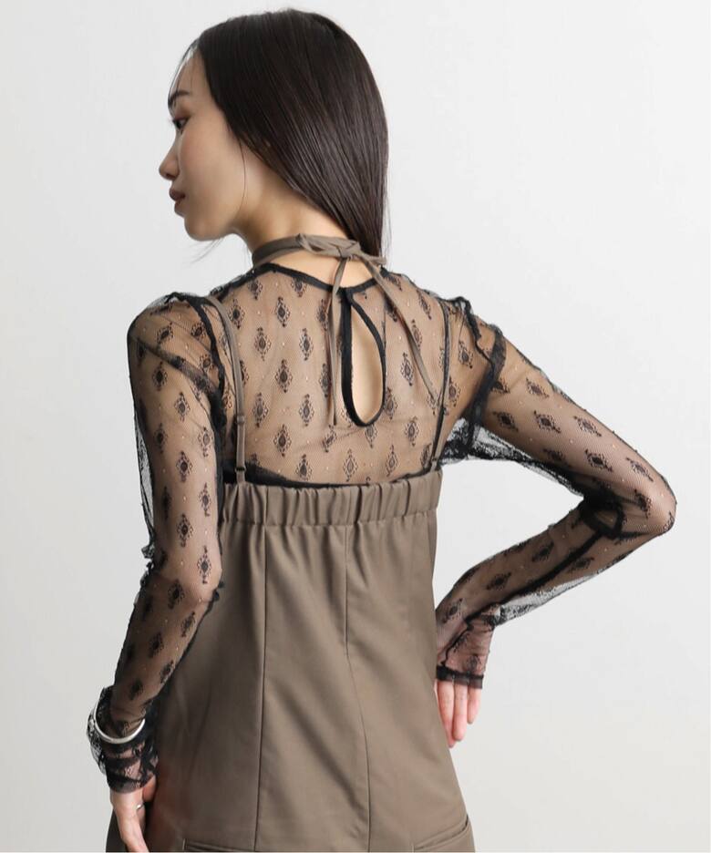 KnuthMarf pattern lace all-in-one KM24AT01（スラックス）｜BOICE 