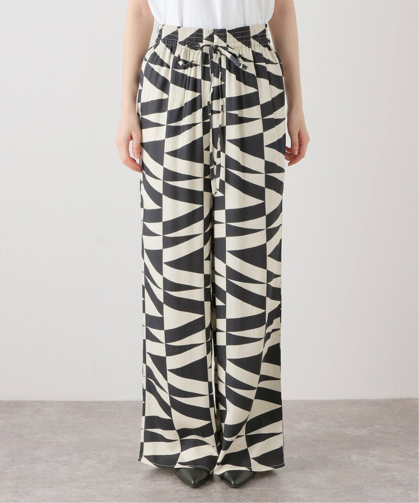 anuke アンヌーク Geometric Easy Pants イージーパンツ ànuke online