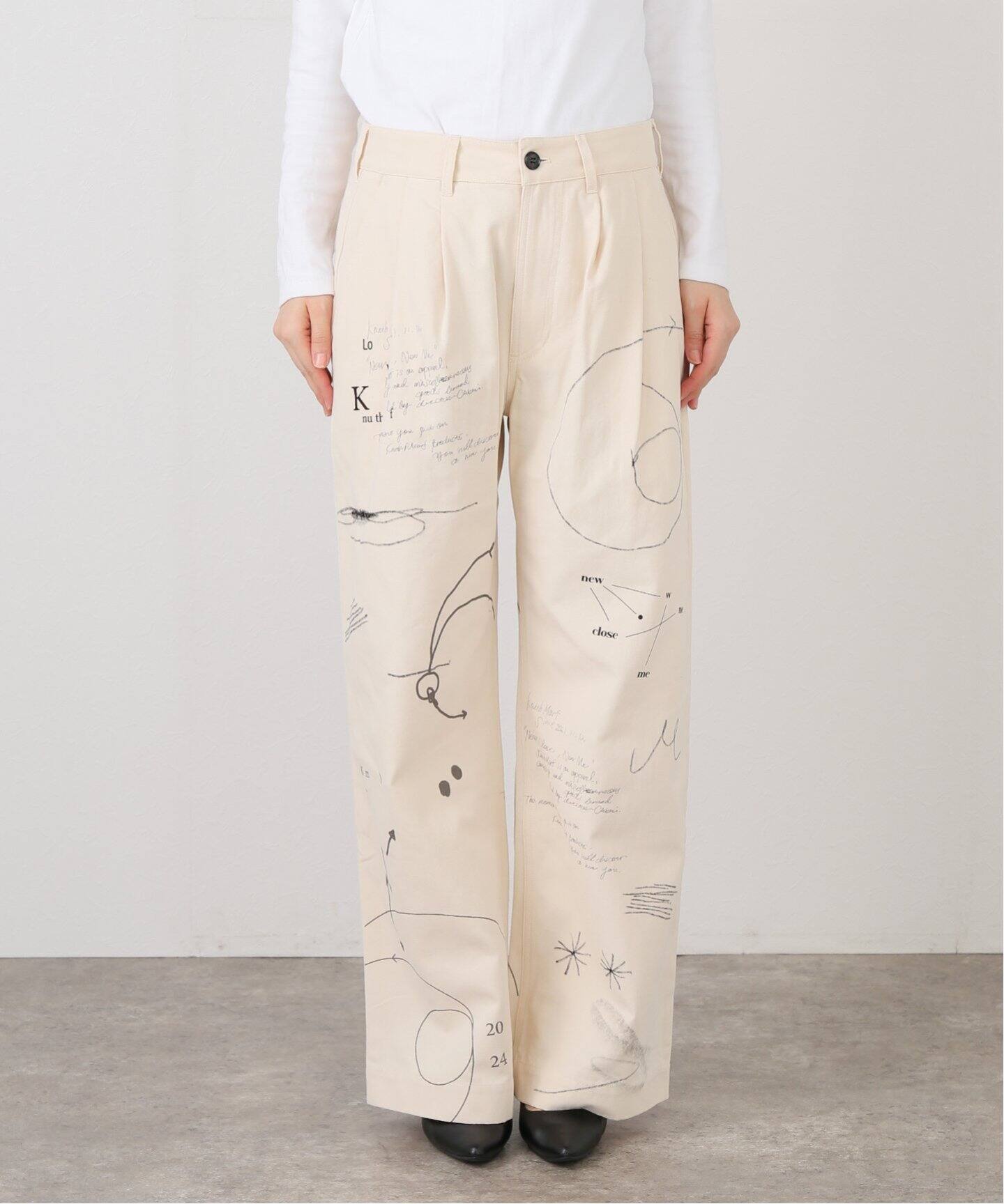 KnuthMarf graffiti pants KM24WN01（チノパンツ）｜BOICE FROM 