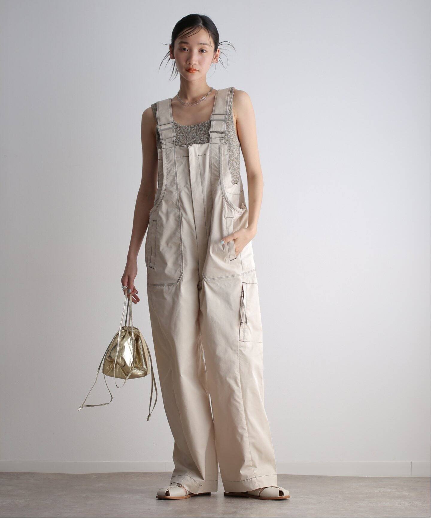 TODAYFUL Frontzip Cotton Salopette（スラックス）｜BOICE FROM  