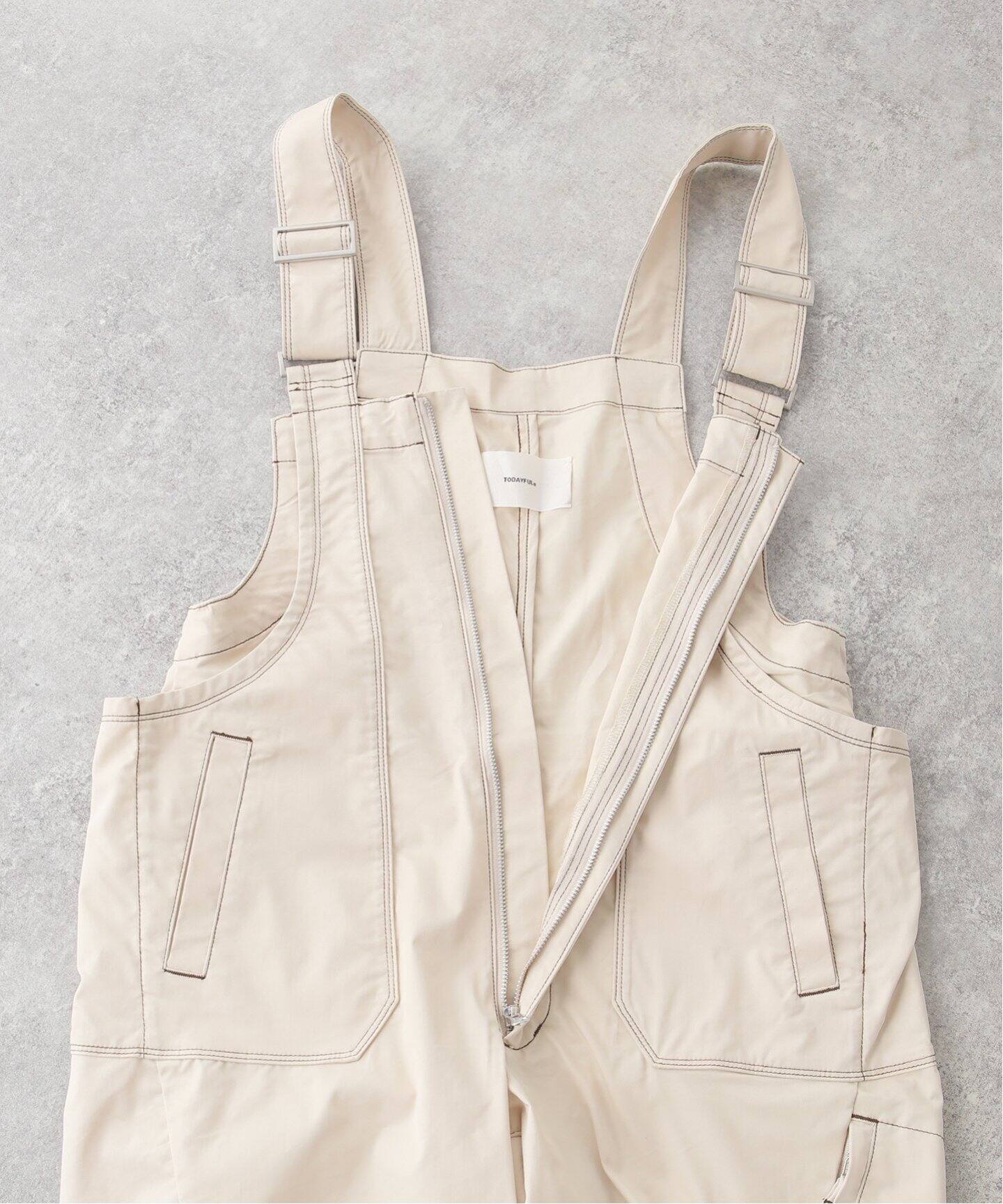 TODAYFUL Frontzip Cotton Salopette（スラックス）｜BOICE FROM 