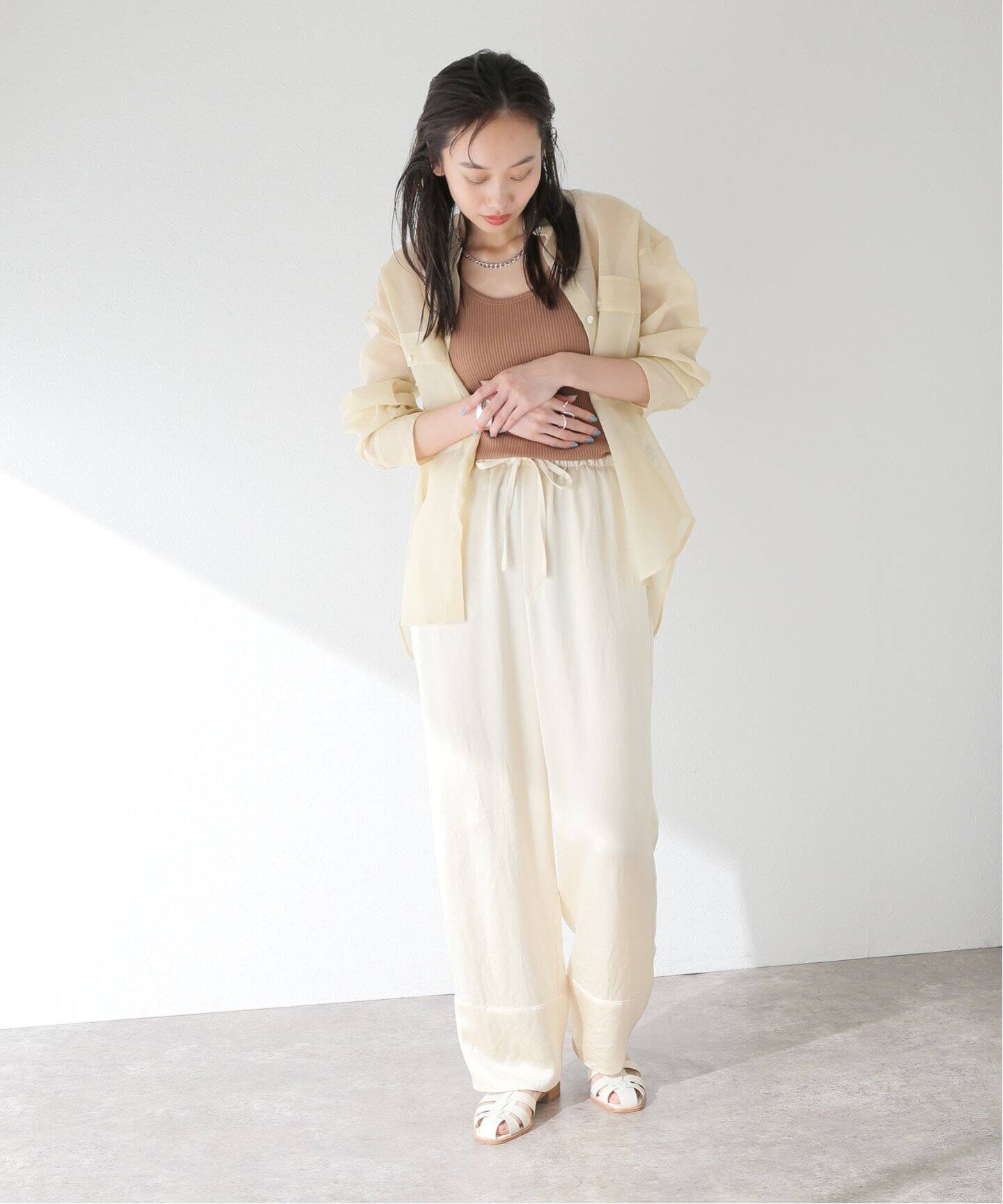TODAYFUL Satin Easy Pants 12410709（スラックス）｜BOICE FROM  