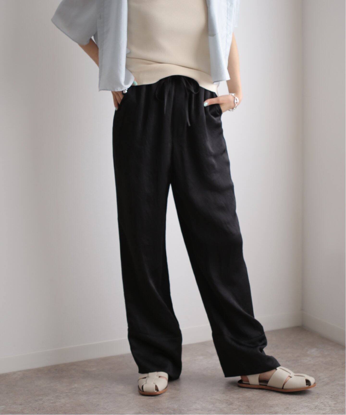 TODAYFUL Satin Easy Pants 12410709（スラックス）｜BOICE FROM  