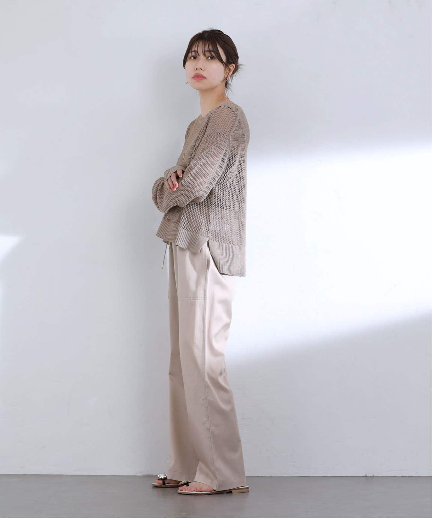 うすいページ ツイルワイドイージーパンツ（その他パンツ）｜La Totalite（ラ