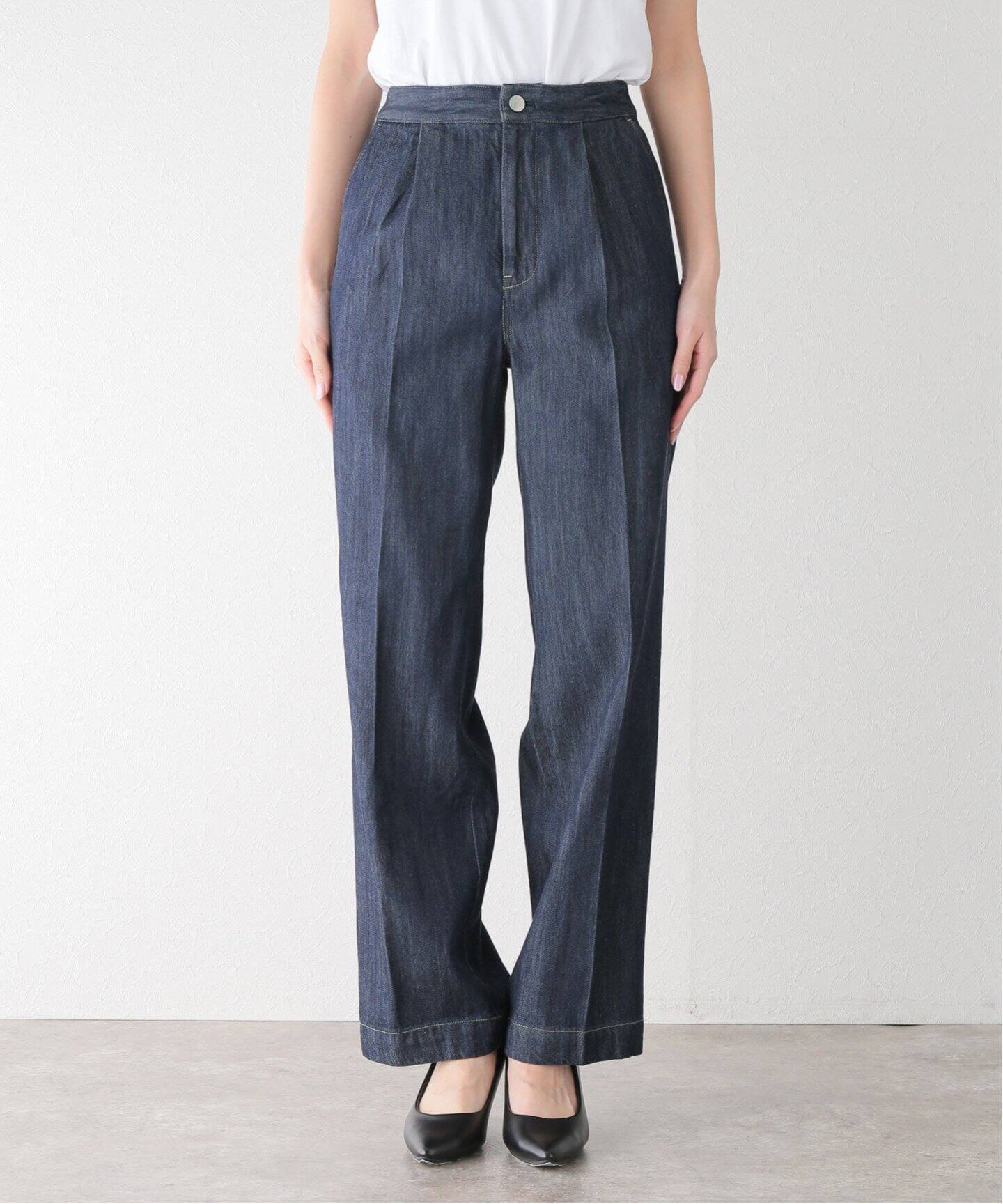 Munich/ミューニック】tencel cotton denim（デニムパンツ・ジーンズ 