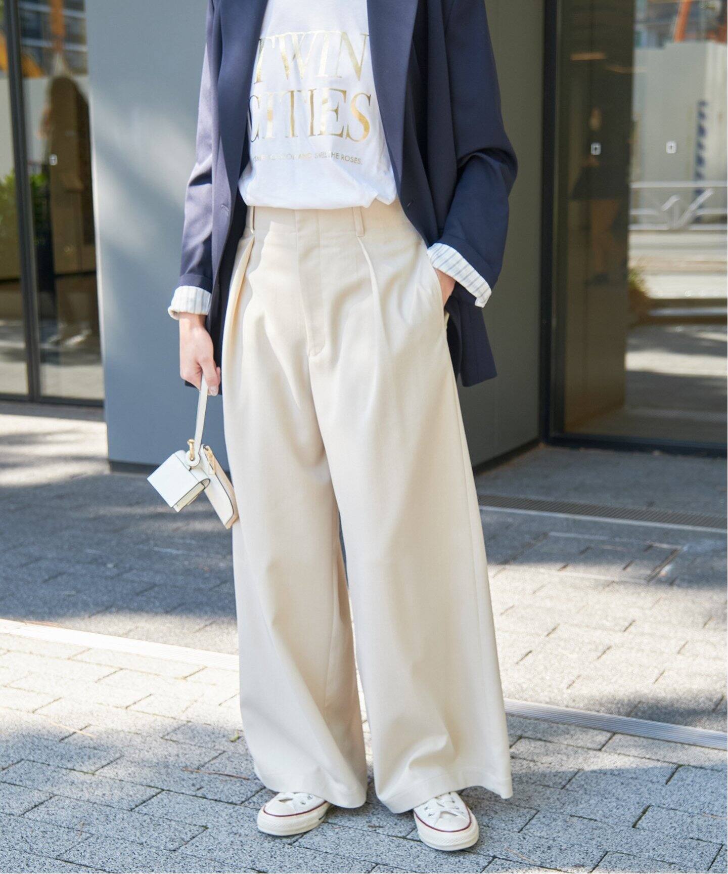 ワイドタックパンツ（スラックス）｜Spick and Span（スピック＆スパン  