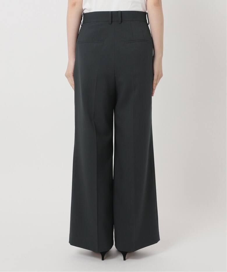 ≪WEB限定追加≫センタープレスワイドパンツ（スラックス）｜Spick and 