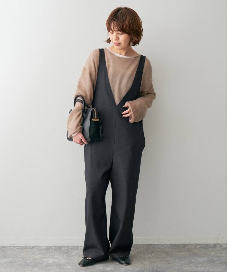 Vネックオールインワン（つなぎ／オールインワン）｜Spick and Span 