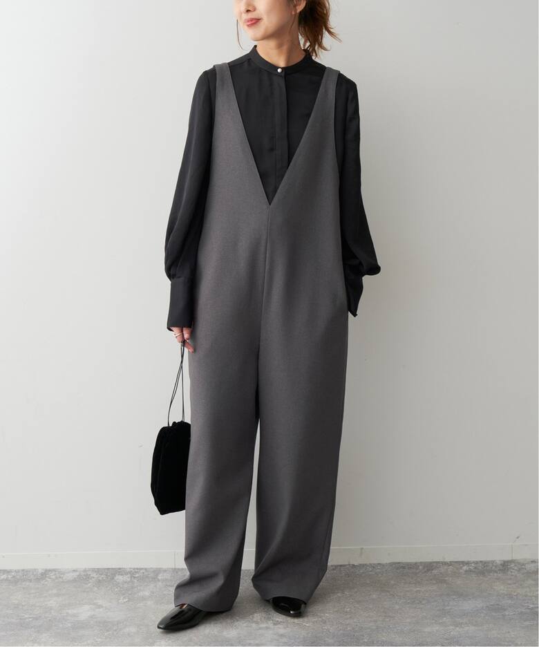 Vネックオールインワン（つなぎ／オールインワン）｜Spick and Span 