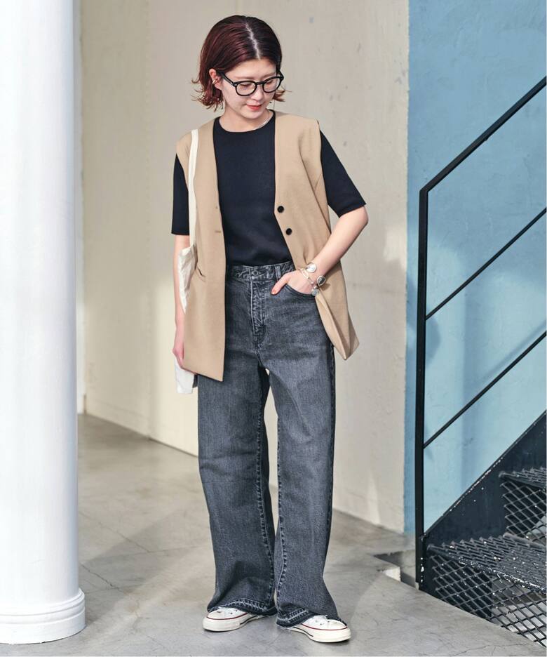 ≪追加2≫5 1/2 LOOSE-STRAIGHT DENIM（デニムパンツ・ジーンズ  