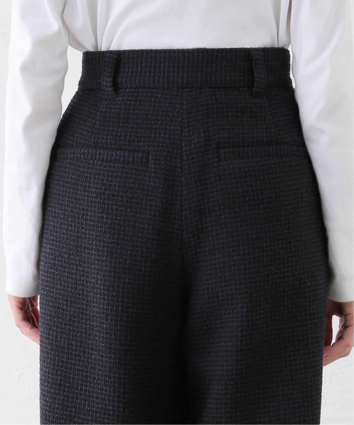 ツイード2タックワイドパンツ（スラックス）｜Spick and Span  