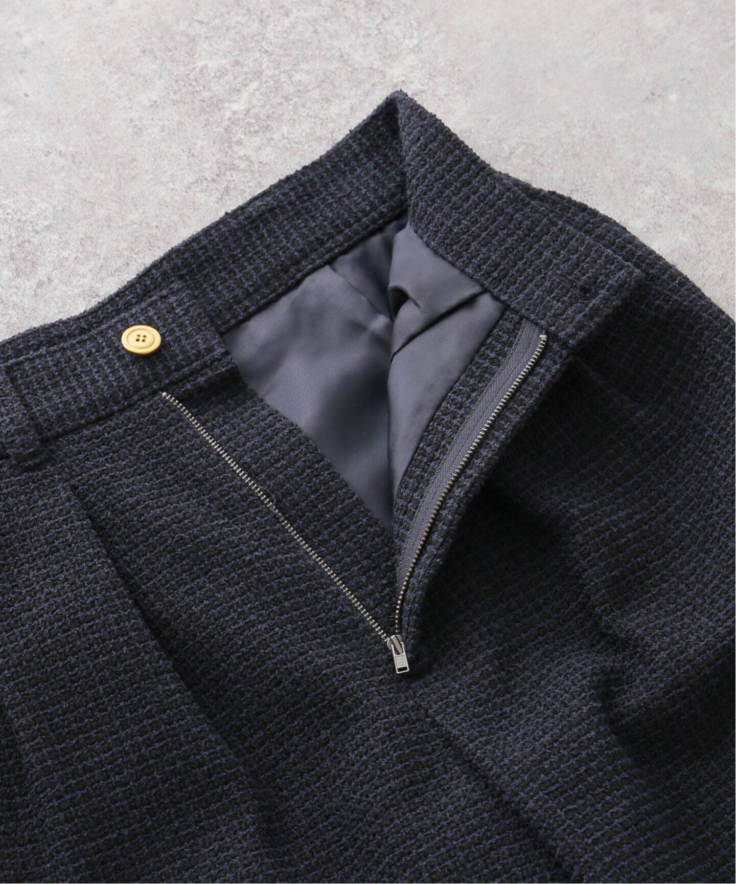 ツイード2タックワイドパンツ（スラックス）｜Spick and Span  