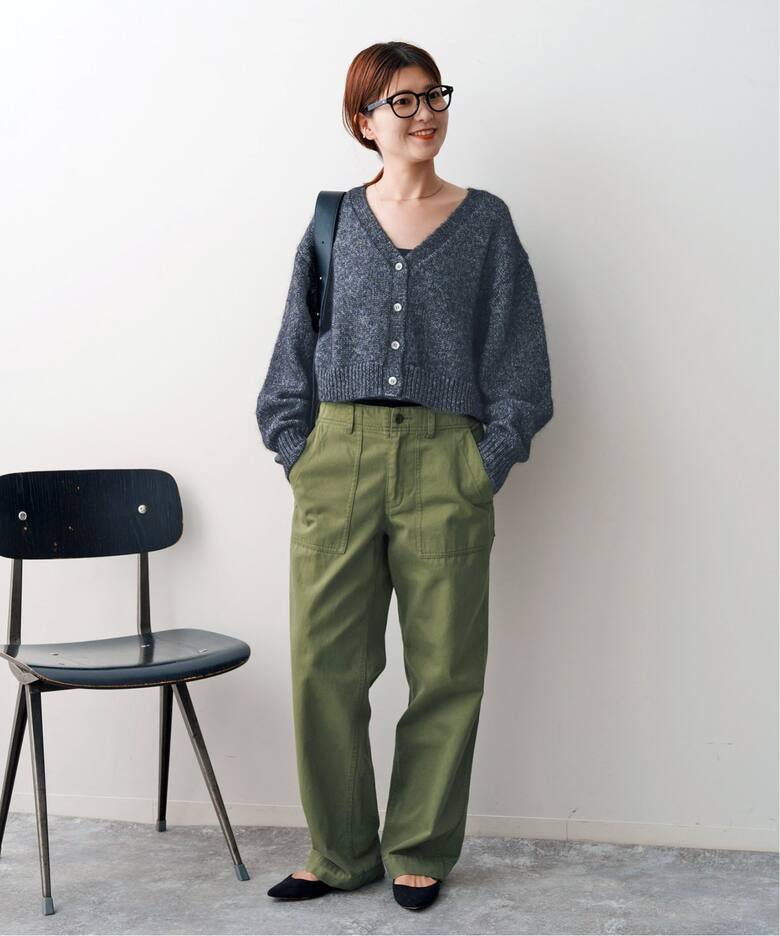 ≪追加≫ルーズベイカーパンツ（カーゴパンツ）｜Spick and Span Spick&Span ルーズベイカーパンツ カーキ40