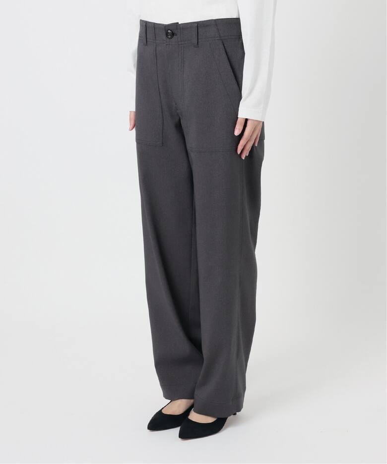 ウールライクルーズベイカーパンツ（その他パンツ）｜Spick and Span Spick&Span ルーズベイカーパンツ カーキ40