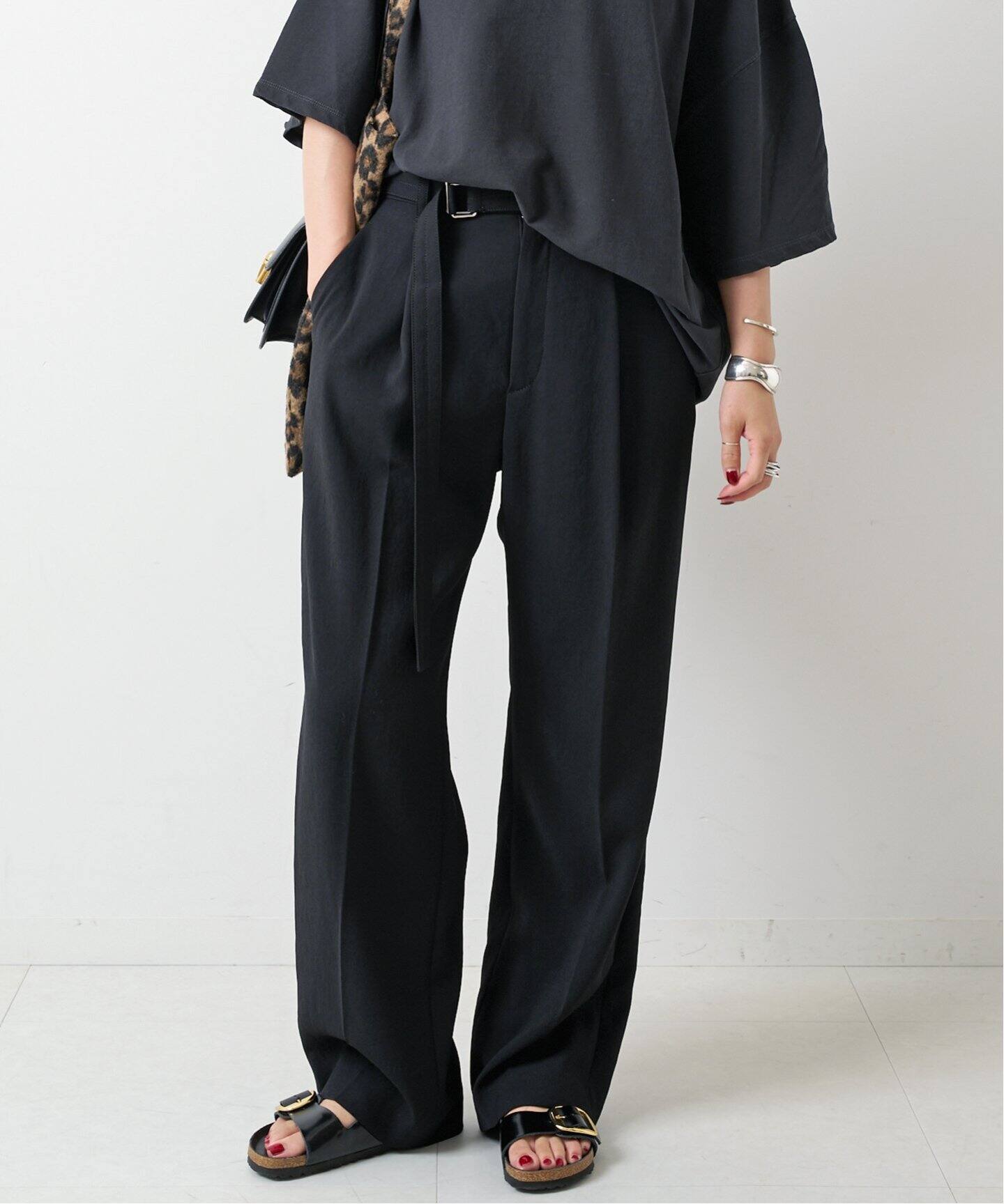 極美品❤️スピックアンドスパン　PEカルゼVカラージレ　ブラック　24SS ≪追加≫PEカルゼVカラージレ（ジレ）｜Spick and Span