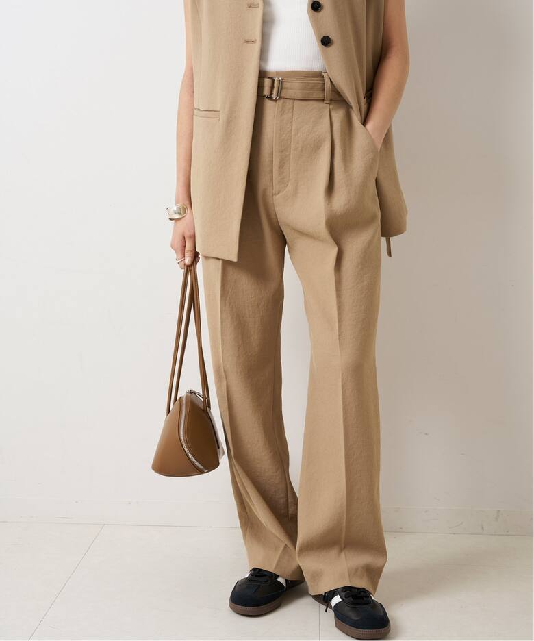 ≪追加≫PEカルゼベルテッドパンツ（スラックス）｜Spick and Span 