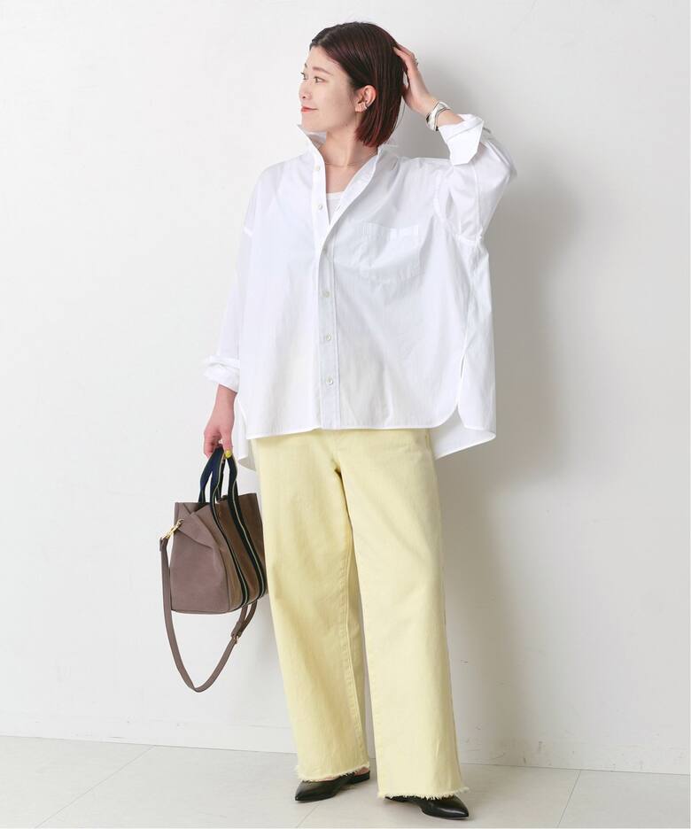 カラーガーメントダイルーズフィットパンツ（スラックス）｜Spick and 