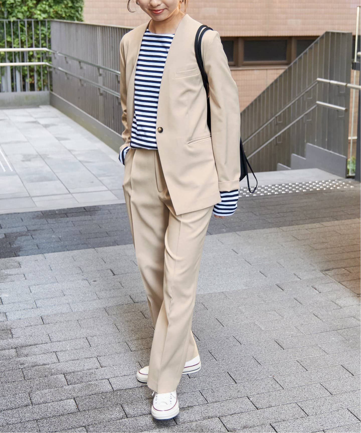 ドライダブルクロステーパードパンツ（スラックス）｜Spick and