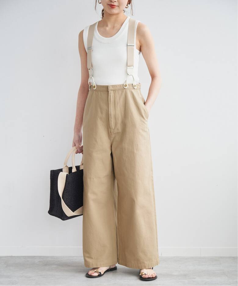 サスペンダー付きワーカーパンツ（その他パンツ）｜Spick and Span  