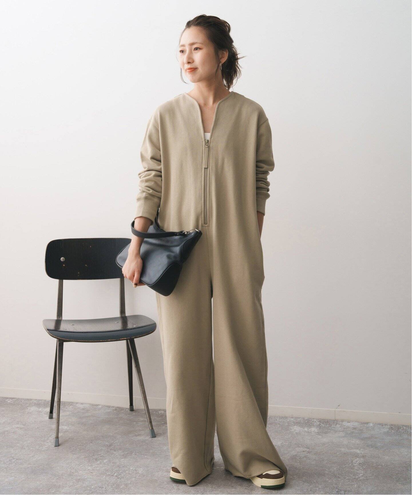裏毛ジャンプスーツ（つなぎ／オールインワン）｜Spick and Span 
