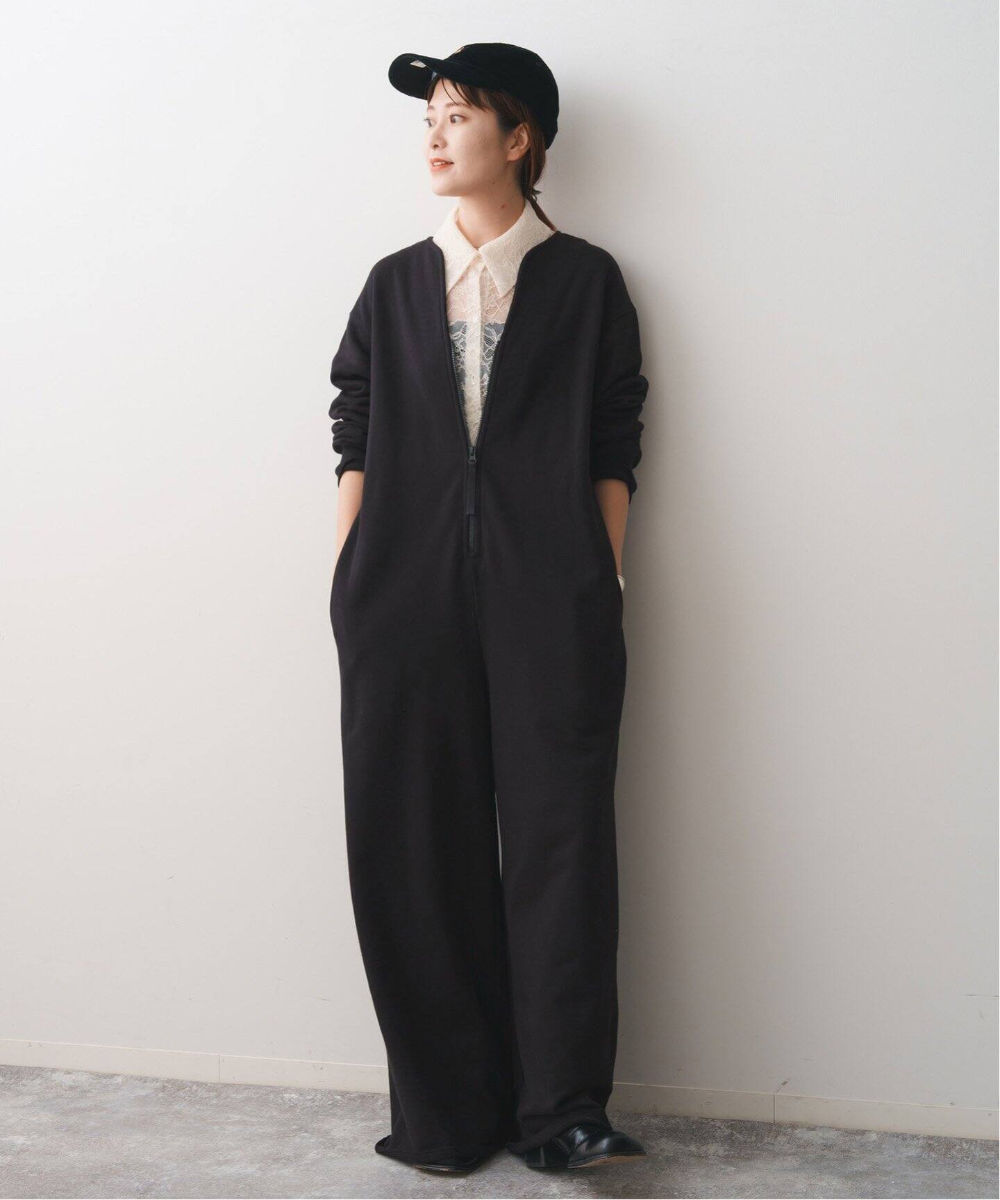 裏毛ジャンプスーツ（つなぎ／オールインワン）｜Spick and Span 