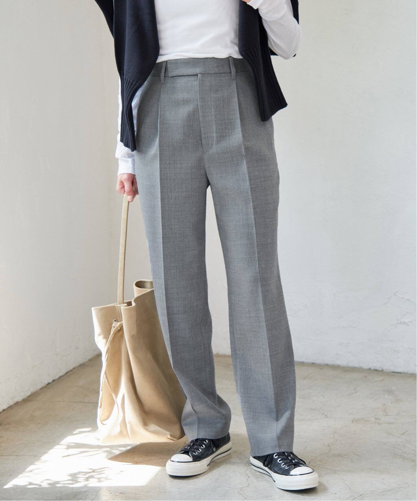 ダブルクロステーパードパンツ（スラックス）｜Spick & Span（スピック