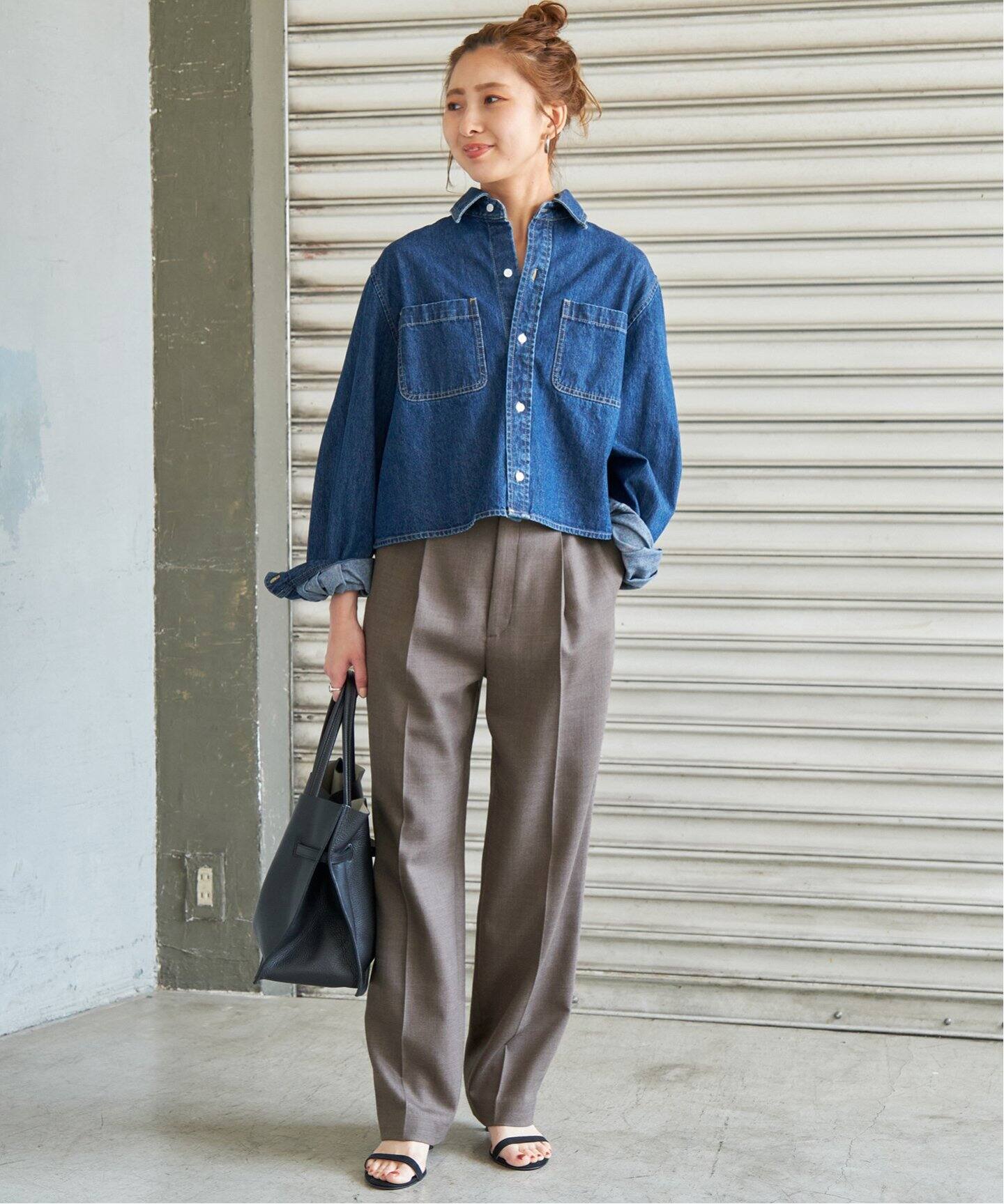 ダブルクロステーパードパンツ（スラックス）｜Spick and Span 