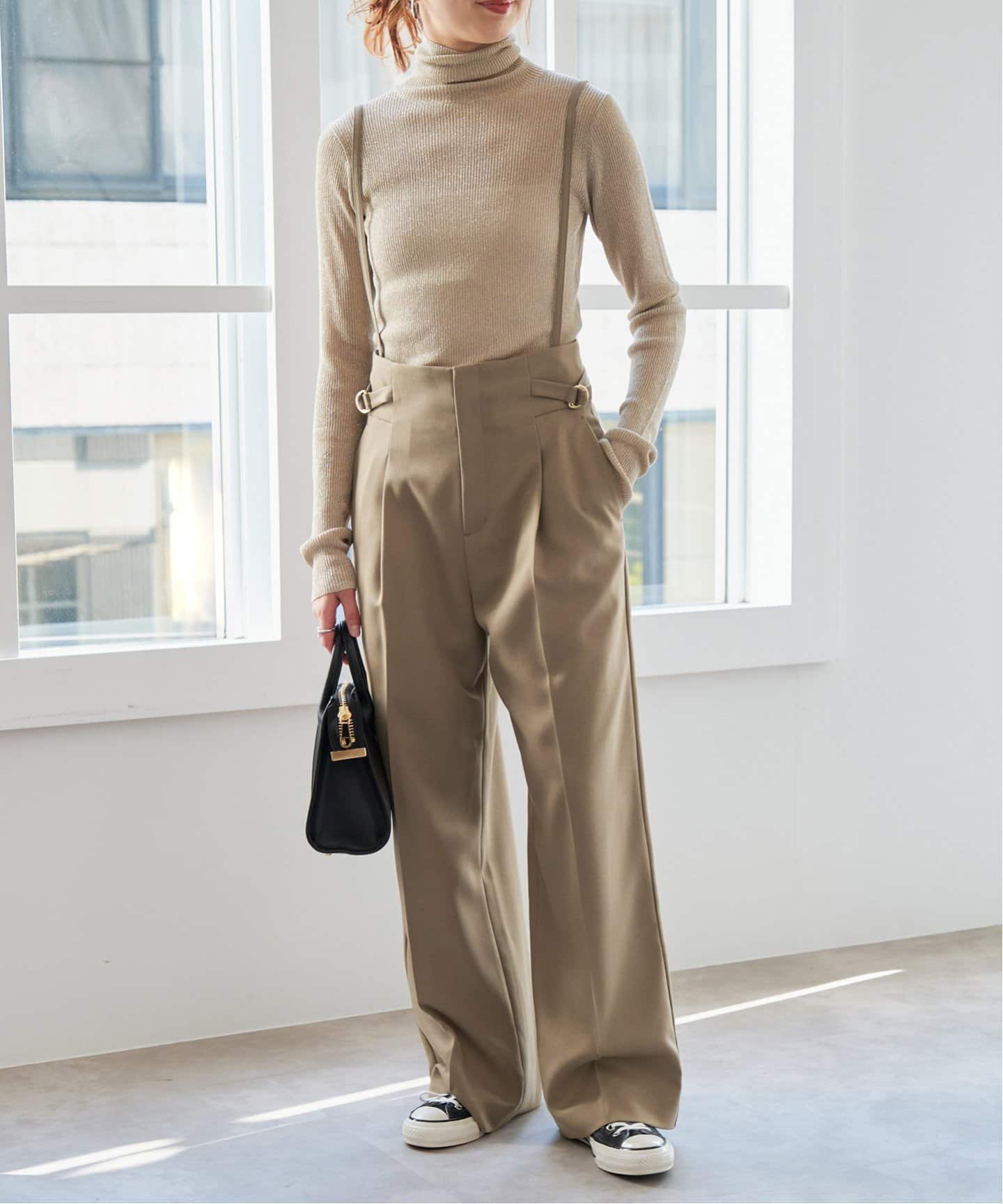 ミドルハイサスペンダー付きパンツ（スラックス）｜Spick and Span