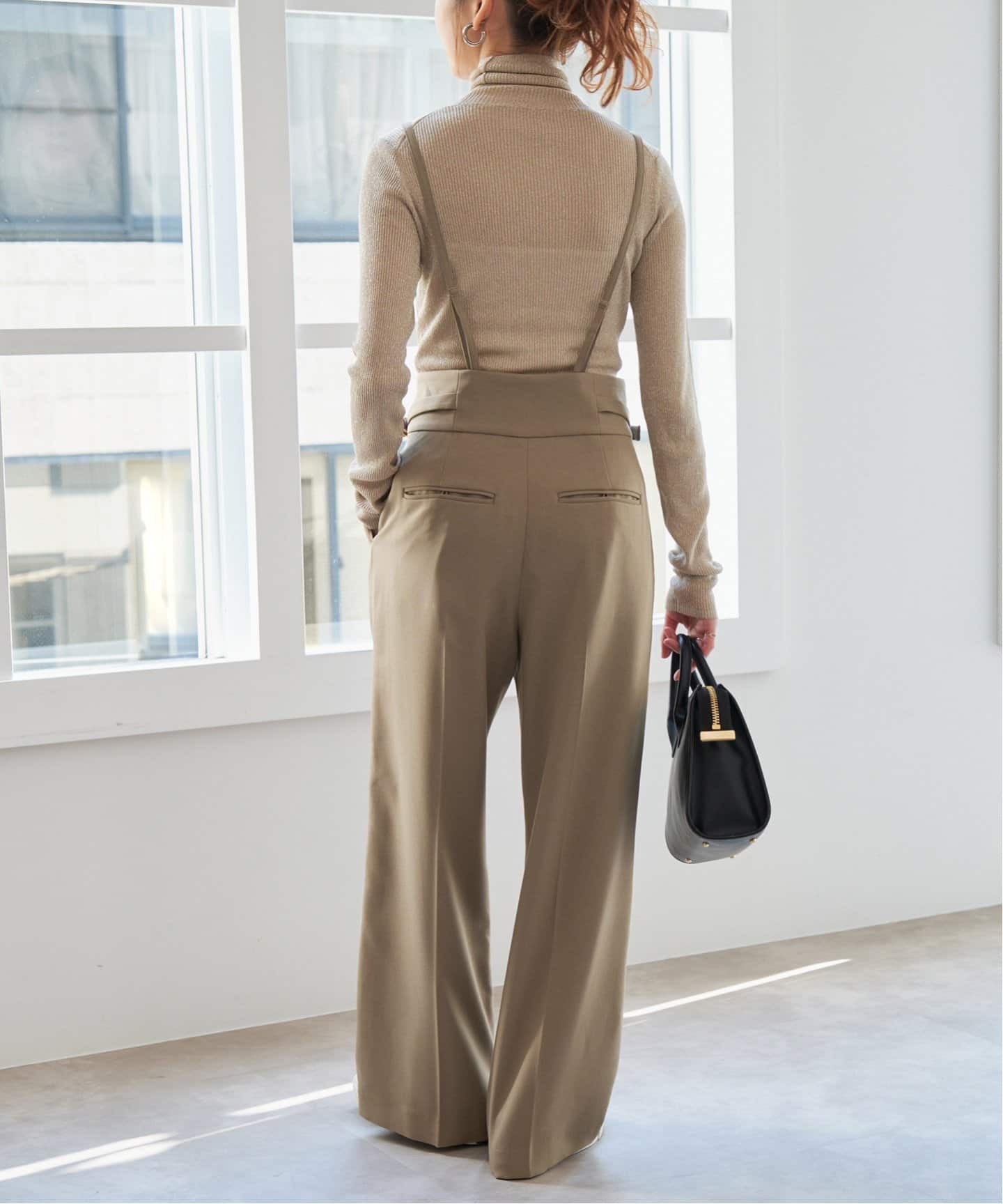 ミドルハイサスペンダー付きパンツ（スラックス）｜Spick and