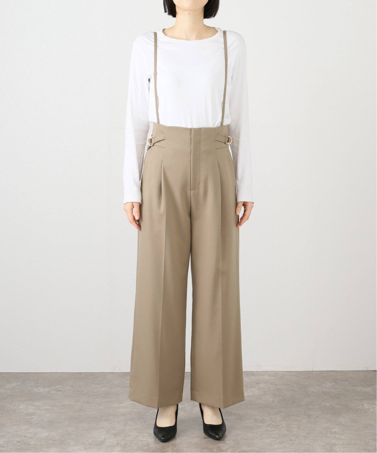 ミドルハイサスペンダー付きパンツ（スラックス）｜Spick and Span