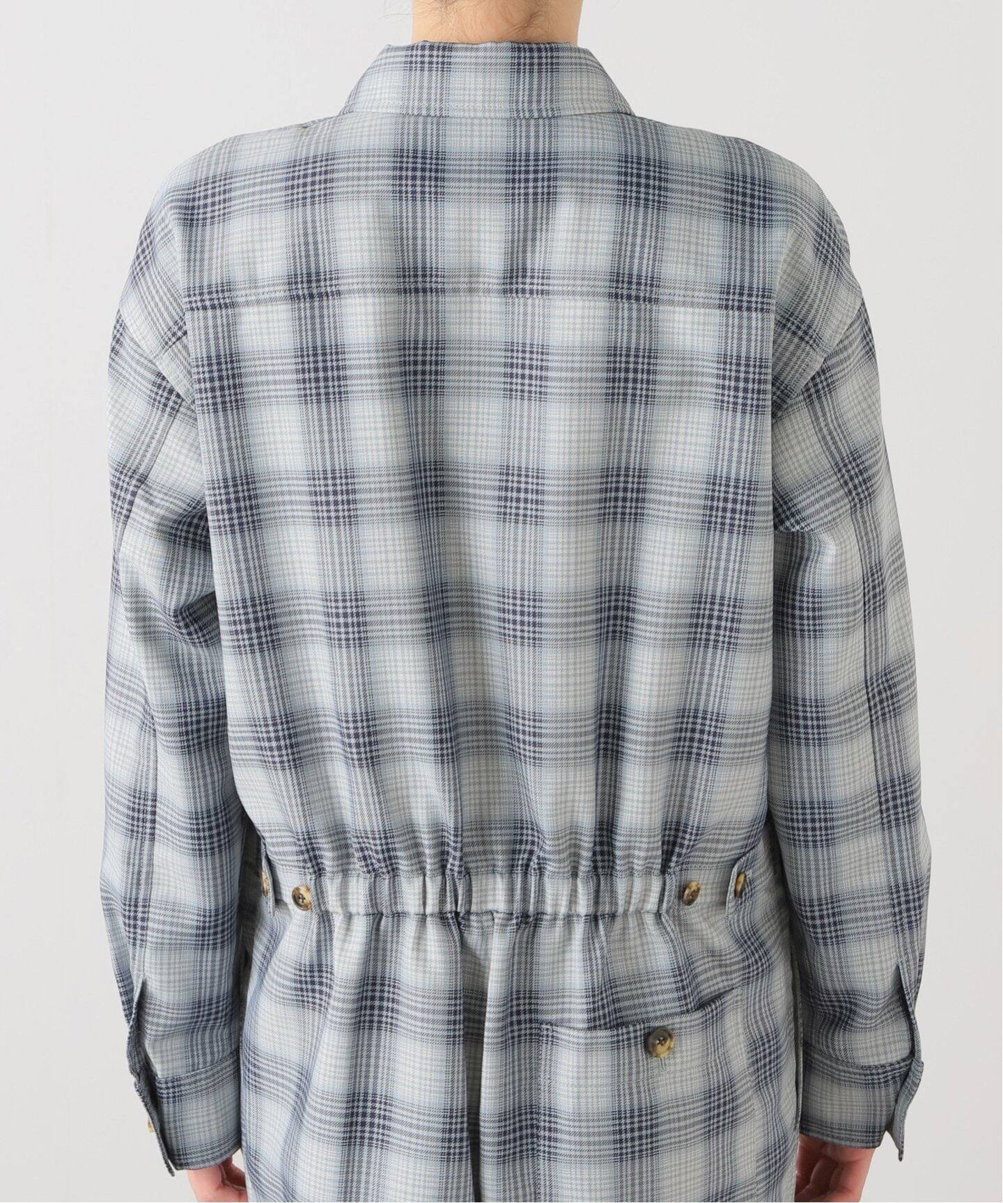 ドライチェックジャンプスーツ（つなぎ／オールインワン