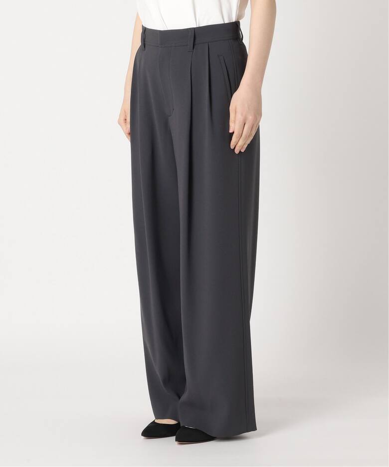 シルキードレープ2タックワイドパンツ（スラックス）｜Spick and Span  