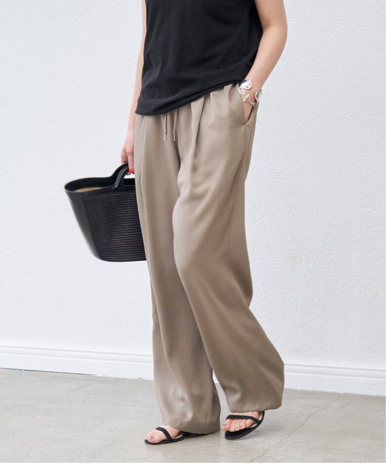 サテンイージーパンツ（その他パンツ）｜Spick and Span（スピック  