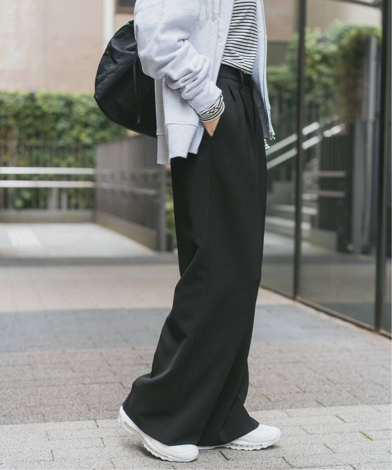 ≪追加≫ダブルクロスツータックパンツ（スラックス）｜Spick and Span  