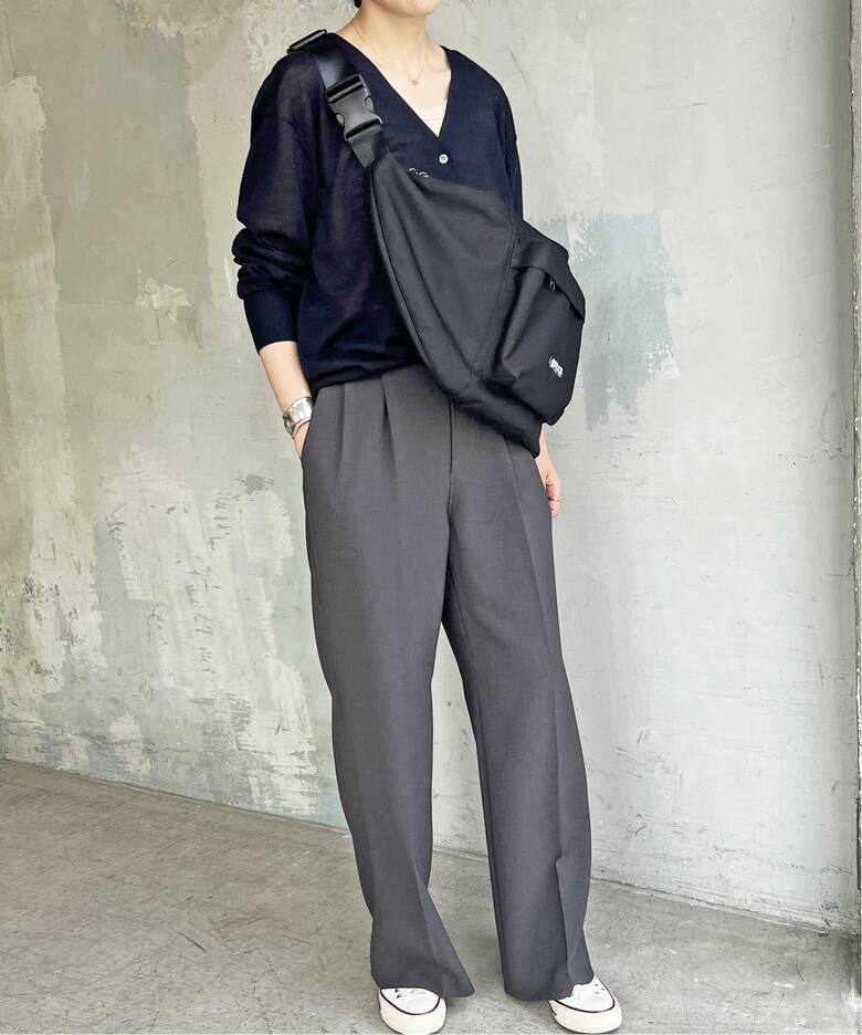 ≪追加≫ダブルクロスツータックパンツ（スラックス）｜Spick and Span  