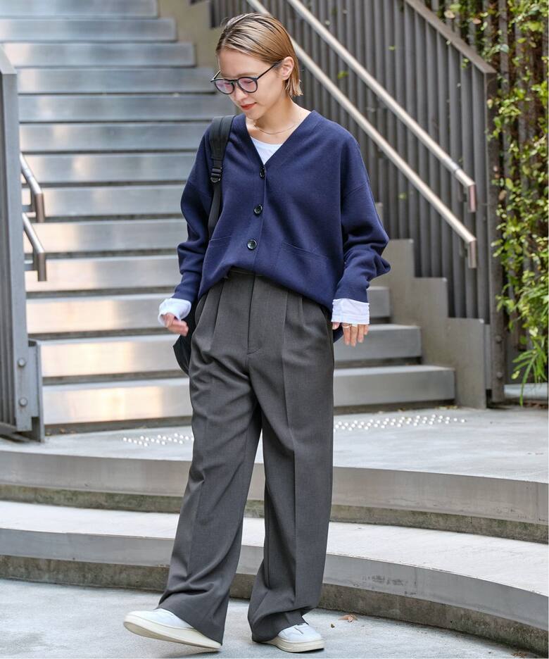 ≪追加≫ダブルクロスツータックパンツ（スラックス）｜Spick and Span  